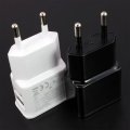 1A Portable Dual USB Power EU Adapter Mobile Phone Charger Electrical Socket Travelling Matching Charger Adapter For Smartphone