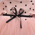 Baby Girls Autumn Winter Cotton Long Sleeves Dress Toddler Kids Polka Dot Birthday Party Tutu Vestidos Children Lace Clothing