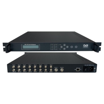 DVB-S/S2 8in1 IRD 8*DVB-S/S2 in,ASI out IP IRD Radio & TV Broadcasting Equipment sc-2133