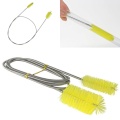 Mayirt 61" Flexible Aquarium Tude Brush Double Head Cleaning Brush Aquarium Filter Pump Pipe Hose Cleaning Tool