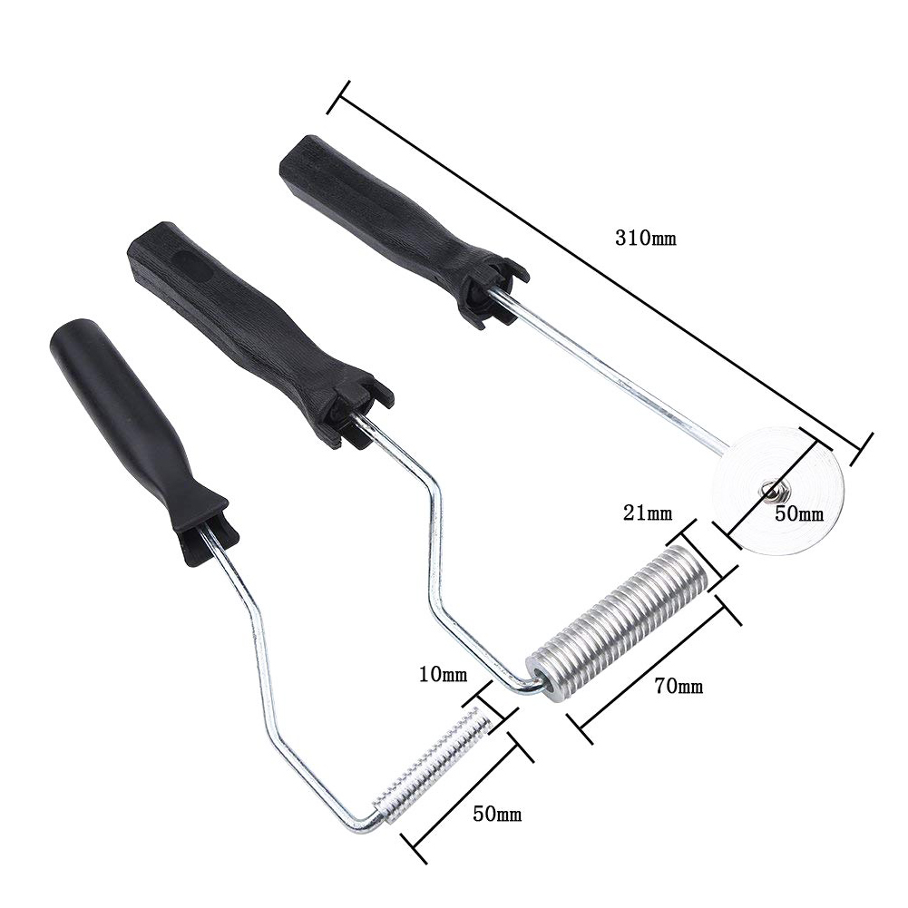 3pcs Fiberglass Roller Kit Bubble Paddle Tool Laminating Roller Kit for FRP Mould Dropshipping