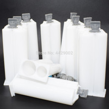 10pcs A&B 1:2 Dual Cartridge Epoxy Adhesive 2:1 50ml Two Component AB Glue Cartridge AB Epoxy Gun Cartridges