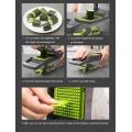 Vegetable Cutter With Steel Blade Mandoline Slicer Potato Peeler Carrot Cheese Grater Vegetable Slicer Kitchen Accessories