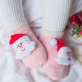 Lawadka Baby Socks Christmas Anti Slip Short Socks for Baby Newborn Winter Warm Infant Cartoon Girls Boys Socks for Babies