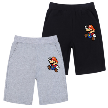 Summer Toddler Casual Baby Shorts Kids Boy Loose Short Pants Infant Super Mario Cotton Elastic Waist Short Trousers