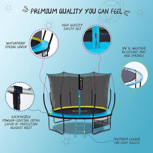 Best SkyBound 10FT Trampoline with Enclosure Manufacturer SkyBound 10FT Trampoline with Enclosure from China