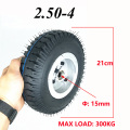 2.80/2.50-4 Solid Tire Wheel 2.50-4 Pneumatic Tyre Wheel for Electric Scooter Electric Vehicle Wheelchair Hand Truck Accessories