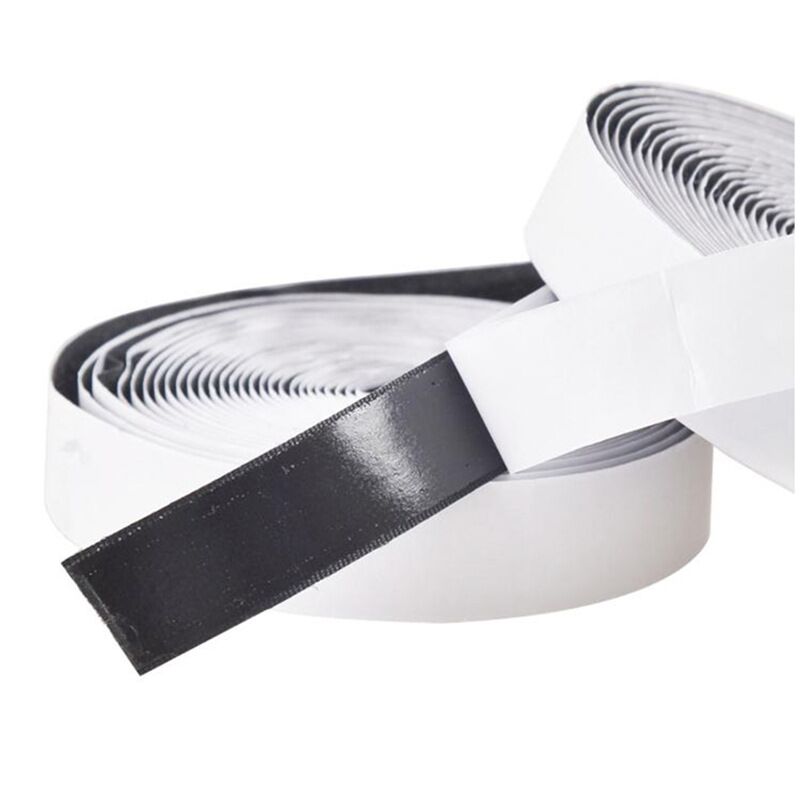 16/20/25/30mm*1M Black White Magic Tap Self Adhesive Hook Loop Fastener Nylon Sticker Disks Tape Sewing Adhesive with Glue