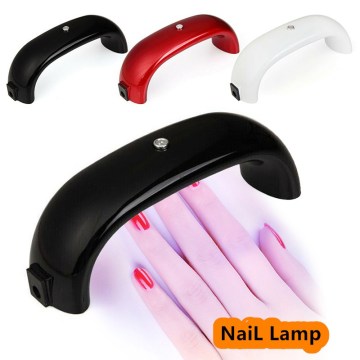 Stainless Steel 9W UV Lamp Rainbow Bridge Nail Lamp USB Mini Nail Gel Dryer Lamp Professional UV Manicure Lamp Cabin UV Nail Gel