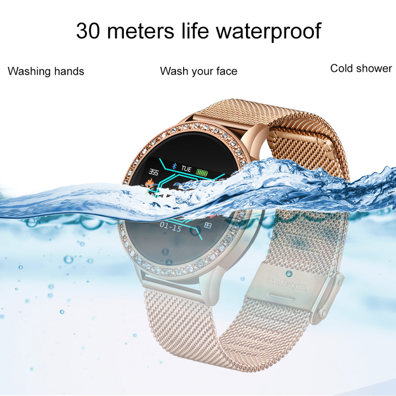 LIGE New Smart Bracelet Women Health Watch Activity Fitness Tracker Blood Pressure Heart Rate Monitor Smart Wristband fit bit