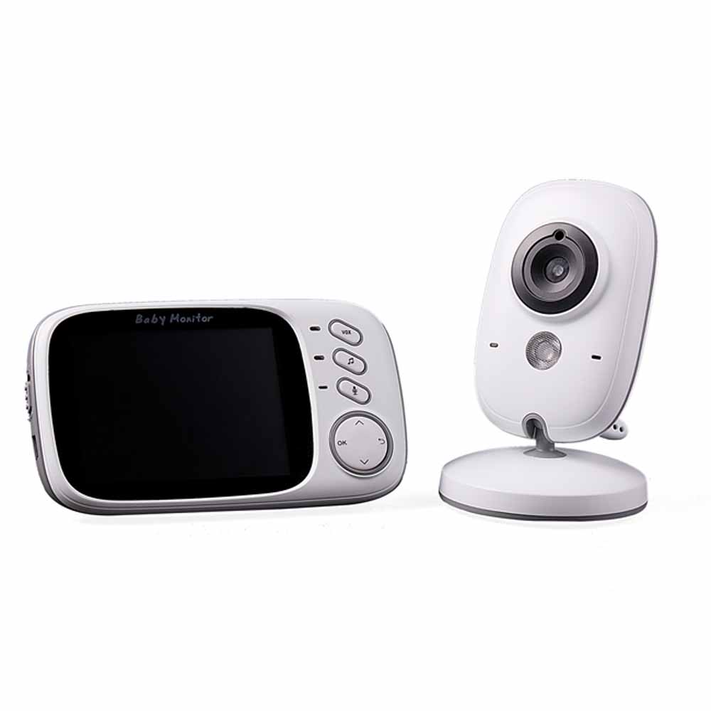 VB603 Two-Way Audio Talk 3.2inch 2.4G Wireless Video Baby Monitor Night Vision LCD Screen Temperature Monitor Security Care Baby