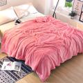 blanket Solid Coral Fleece Blankets For Beds 200x230cm Large Adult Blanket Sofa Blanket