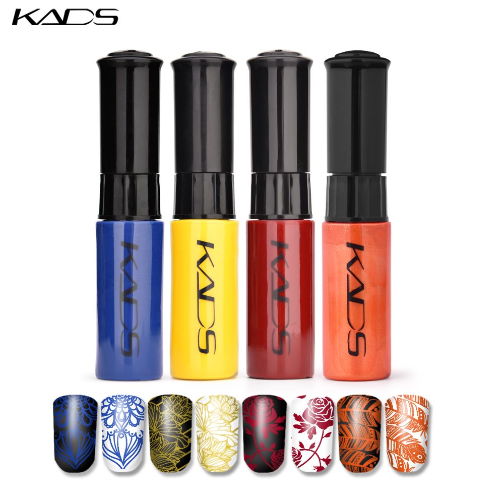 KADS 31pcs/set Nail Stamping Varnish Nail Polish 10g Nail Lacquer Manicure Polish for Nail Stamping Plate Imprint & Drawing