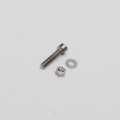 TonKing Titanium Screws GR5 Fastener Metric Titanium M5 Hexagon socket bolts 1 pcs