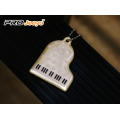 Piano PVC Walking Safety Reflective Pendant For Bag