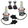 Combo Pack H13 9008 LED Headlight+5202 Fog Light Bulbs for 2008-2012 Ford Escape