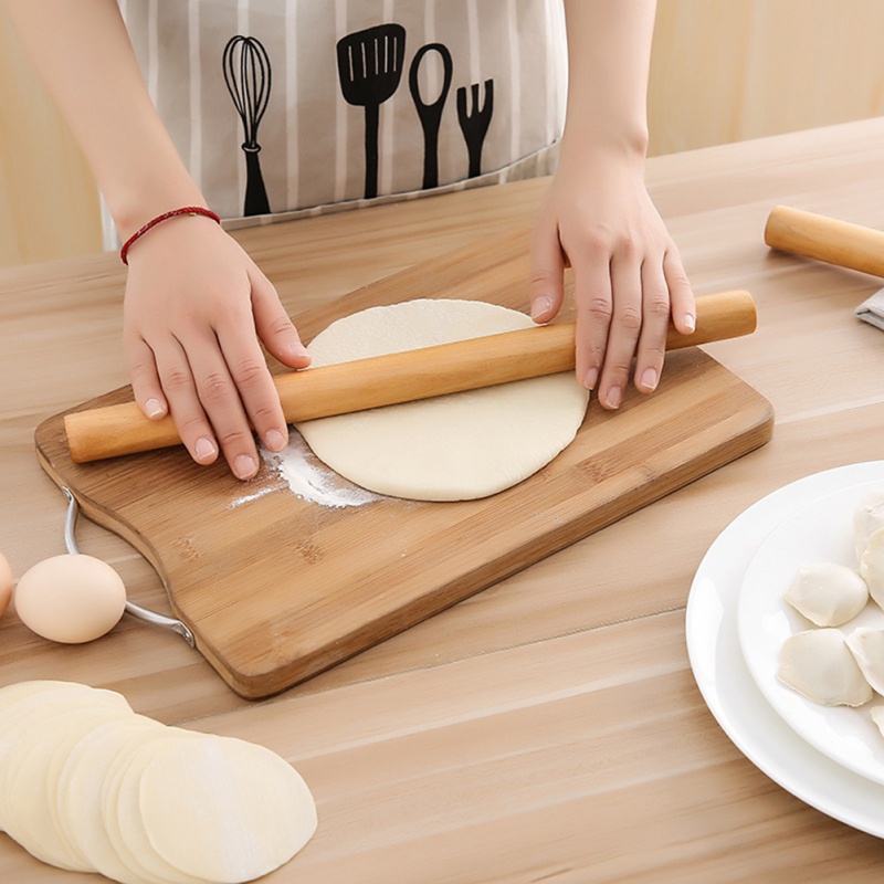 Wooden Rolling Pin Non-stick Portable Household DIY Dumpling Skin Tools For Kitchen
