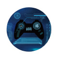 8PCS Blue Gamepad Theme Party Decoration Plate Set Boys Birthday Party Supplies Napkin Table Cover Game Over Tableware Decor Hot