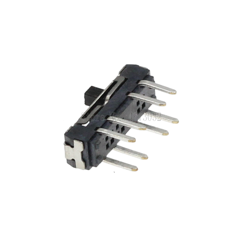 20PCS MSS23D18 MSS-23D18 8PIN 2P3T DPTT Toggle Switch Side Slide Switches Handle 4MM ROHS