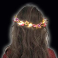 1pc Glowing Light Garland Headband Hair Accessories Bridal Wreath LED Headwear Princess Hairbands Wedding Party Birthday Gift