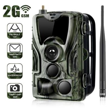 2G MMS SMS SMTP Trail Wildlife Camera 16MP 1080P Night Vision scout infrared therma HC-801M Wireless Photo Traps