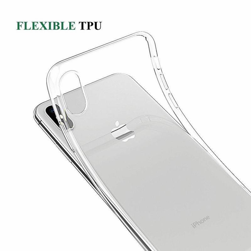 Ascromy For iPhone 11 Pro Max Case Premium Clear Soft TPU Gel Transparent Cover Protection For iPhone XS Max XR X 8 7 6s 6 plus