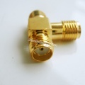 1Pcs SMA Female to Two SMA Female Triple T RF Adapter connector 3 way Splitter