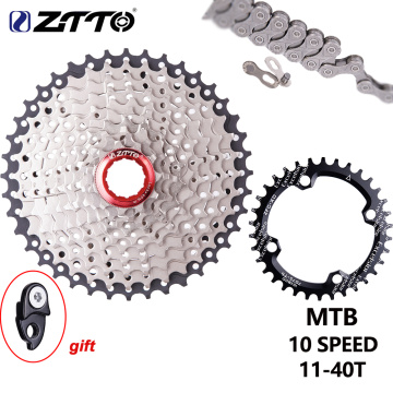 ZTTO MTB Bike 10Speed 11-40T Cassette 10S 40T 42T K7 Wide Ratio Mountain Bicycle Sprocket for m590 m6000 m610 m675 m780 X5 X7 X9