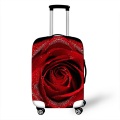3D Floral Rose Prints Travel Luggage Protective Covers Elastic Dust Rain Suitcase Protections Cover For 18 to 32 Inch