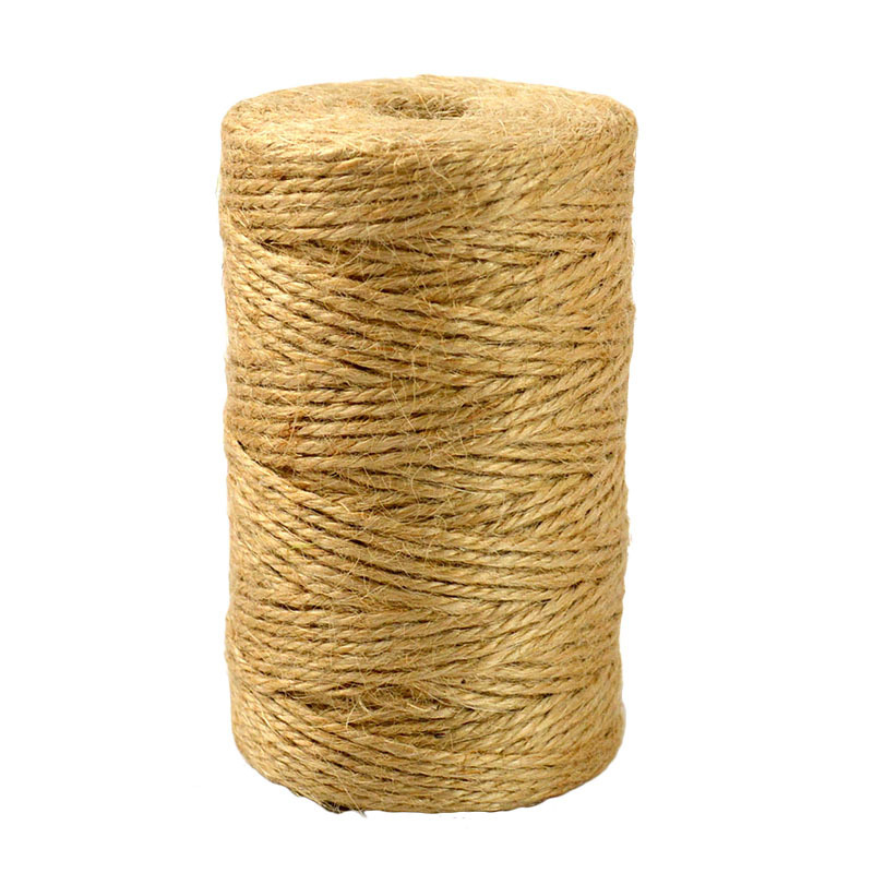100m Natural Jute Twine Burlap String Hemp Rope Party Thread DIY Scrapbooking Florists Craft Decor Wedding Gift Wrapping Cords