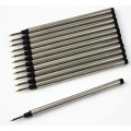10pcs/Lot High Quality black 0.7mm Ink Pen Refills for nice pens roller ball pen stationery writing smooth pen accessories