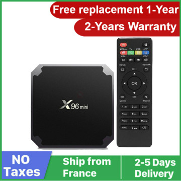 Best X96 mini iptv box 1G 8G 2G 16G Amlogic S905W Quad core android 9.0 tv box support smart tv x96mini smart ip tv set top box