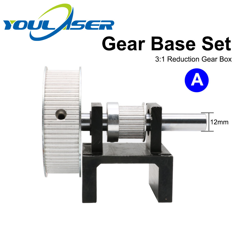 Gear Base Set Machine Mechanical Parts Synchronous Reduction Gear for Laser Engraving Cutting Machine
