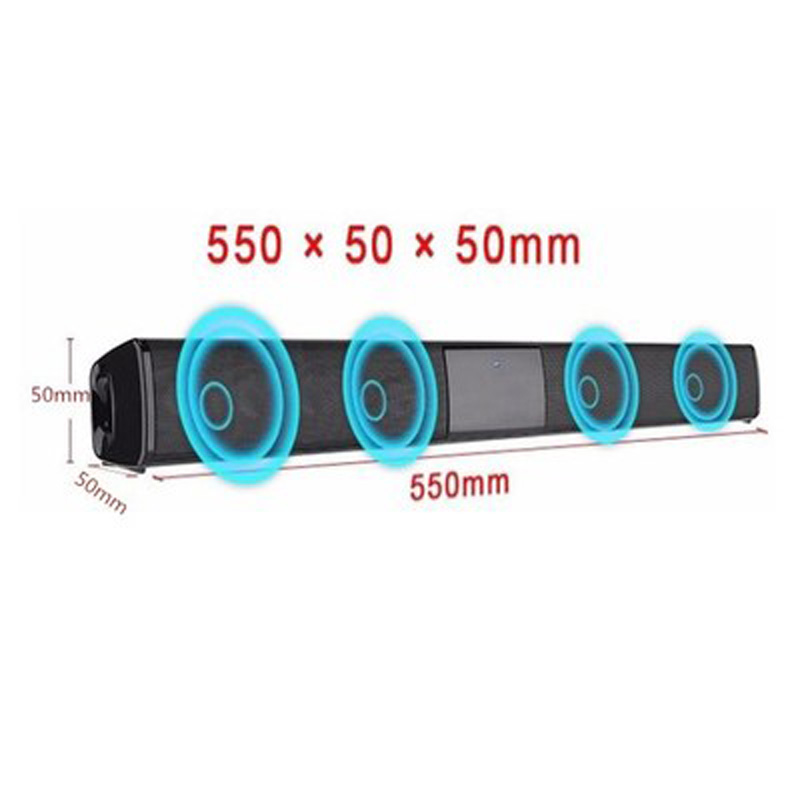 High Power 20W Wireless Bluetooth Speakers for Computer TV Column Soundbar Subwoofer Home theater Acoustic Music Center Radio