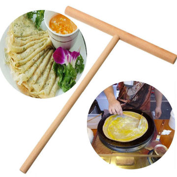 2pcs New Kitchen Tools Wooden Spreader Stick Crepe Maker Pancake Batter Home Kitchen Tool DIY Restaurant Canteen Supplies Wood .