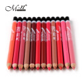 Menow brand makeup fashion lip liner pencil 12 colors sexy red nude lipstick pen natural soft lip contour kit lip pencil MN057