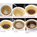 50Pcs Cake Type Filter Coffee Paper 1-4 Cup For Making Cafe Dripper Barista For Coffee Maker Hario Genuine Filter