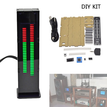 Professional DIY AS30 30 Segment Stereo Music Spectrum Analyzer LED Level Display Kits VU Meter DIY Kits Music Spectrum VU Meter