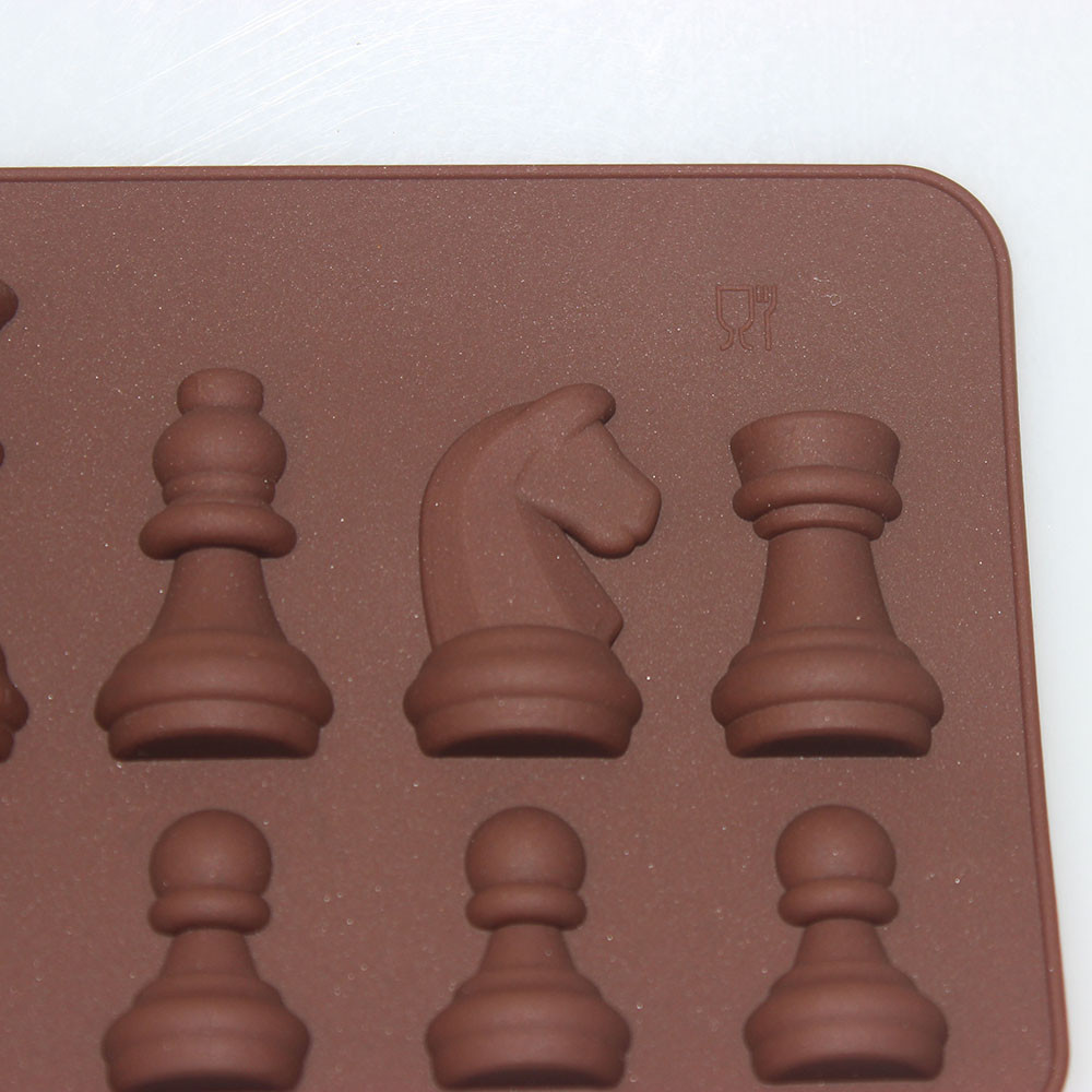 New Silicone 3D Chess Graphic Cake Mold Chocolate Mold Kitchen Accessories Kitchen Utensils