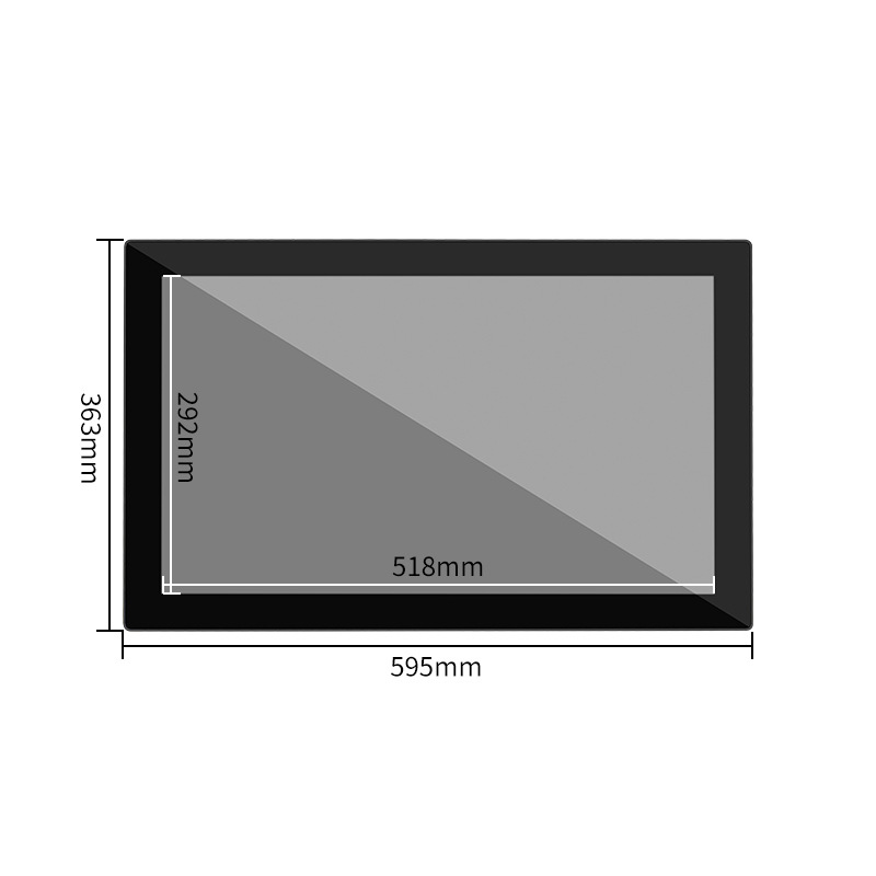 Goods 23.6-inch digital photo frame HD photo album 23.6-inch photo album tempered glass surface