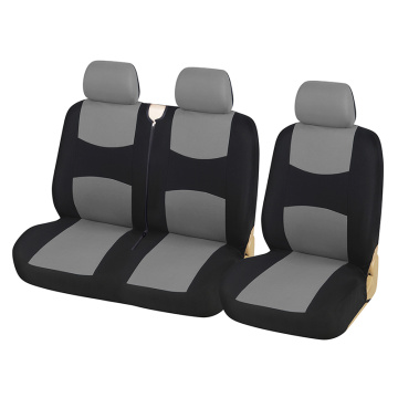 1+2 Seat Covers Gray Car Seat Cover Truck Interior Accessories for Renault Peugeot Opel Vivaro, Fit Universal Transporter/Van