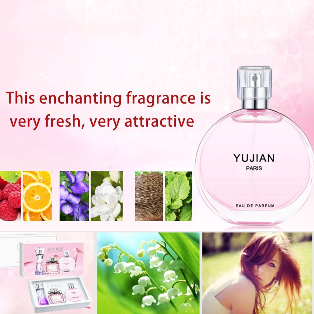 3Pcs Lady Long-lasting Perfume Set Light Fragrance Fresh Fragrance Bath Shower Sets For Women Student Man Lovers