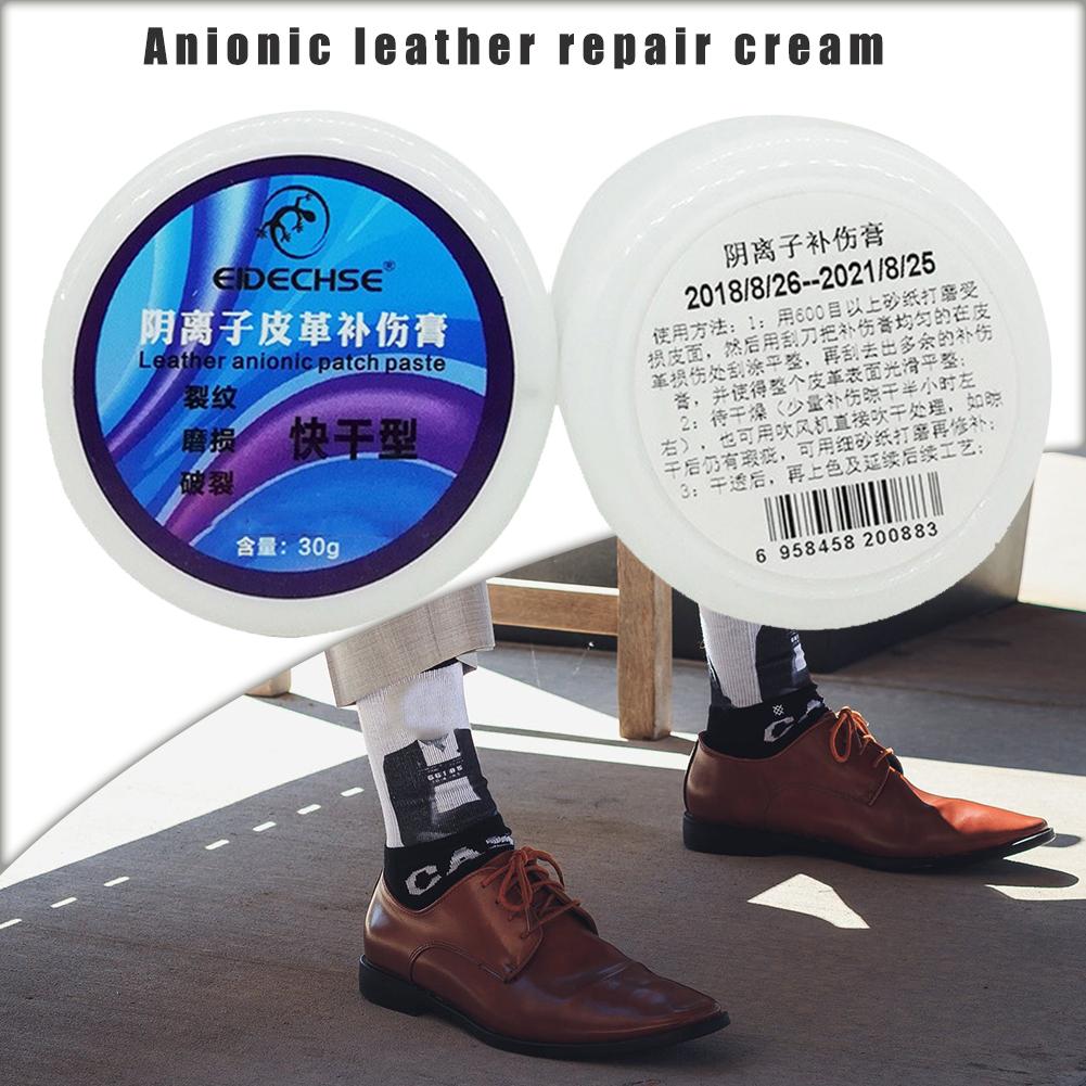 Universal 30ml Anionic Interior Leather Repair Cream Kit Multi-function Quick Repair Cream For Car Seat Leather Sofa Shoe Bag