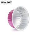 10pcs/set Blue Zoo hard wax beans bowl 80g Capacity cute rose red color round shape Aluminum Foil Wax Melting Bowl BZ104