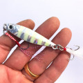 1PC Luminous Long Metal Jig Fishing Lure Slow Cast Jigging Spoon 15G 20G 30G 40G 60G Artificial Shore Lead Metal Bait Sea Tackle