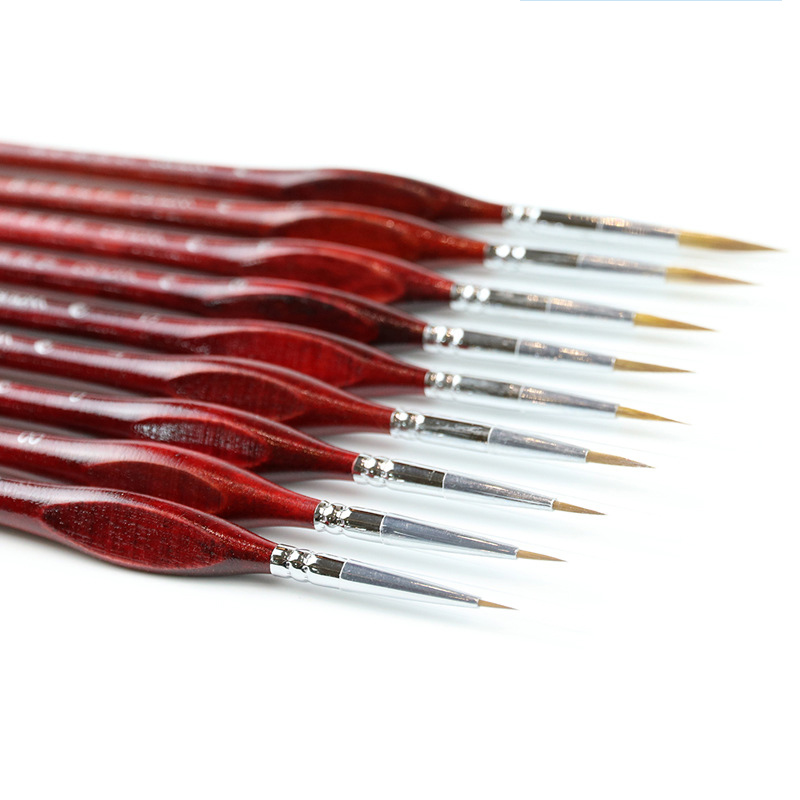 Pointed Paint Brushes Fineliner Nail Art Drawing Watercolor Pen Wolf Half Watercolor Brushes For Acrylic Painting Art Supplies