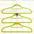 5PCS Flocking Clothes Hanger Hook Closet Organizer hooks for clothes hangers Flocking Clothes Hanger Easy Hook Closet Organizer