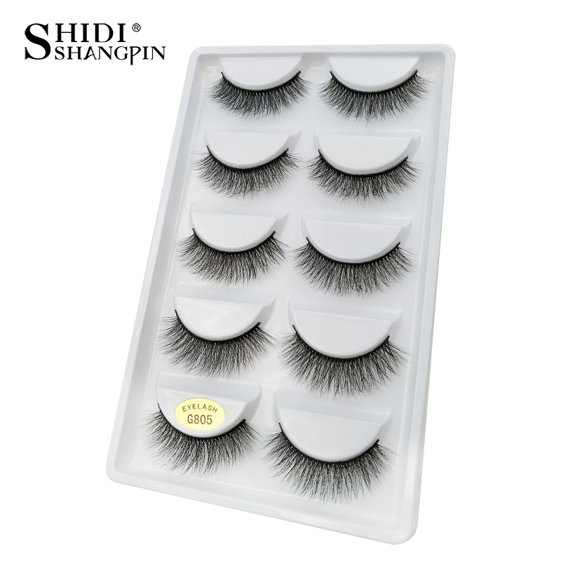 YSDO Lashes 5 pairs eyelashes natural long 3d mink lashes makeup full strip lashes faux cils mink eyelashes false eyelashes G806