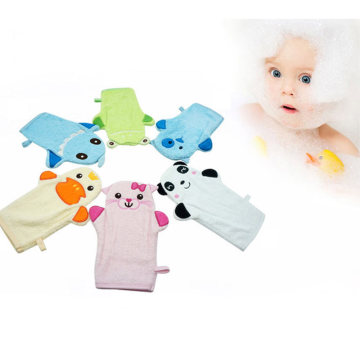 Baby Cartoon Bath Glove Towel Children's Glove For Baby Bath Cute Animal Shape Cotton Bath Brush Of Children Accessories Kids