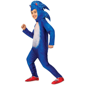 Sonic The Hedgehog Anime Figure Cosplay Costume for Children Action Figure Toys Sonic Hedgehog Performance Bags for Kids Gifts